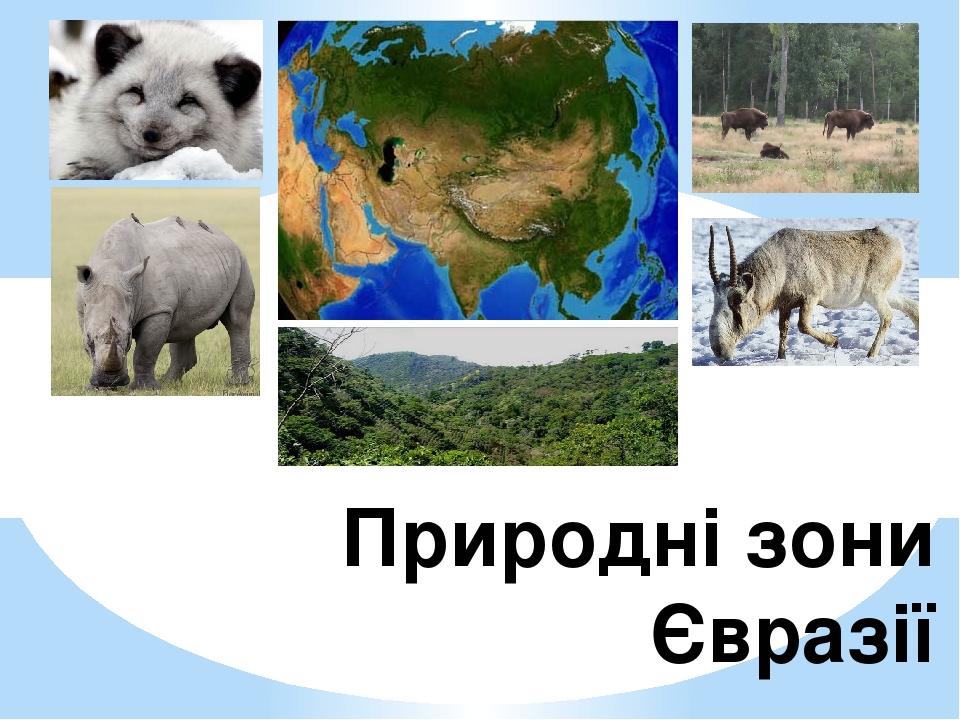 Природні зони Євразії | Презентація. Географія