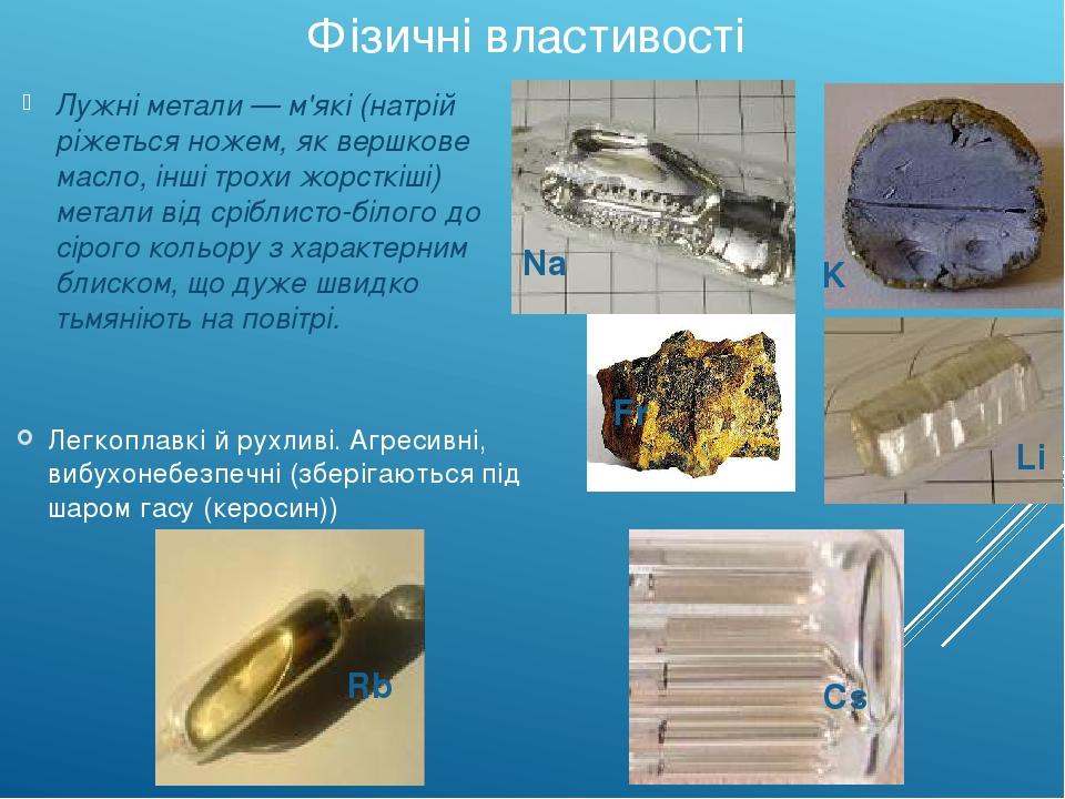Лужні метали | . Хімія