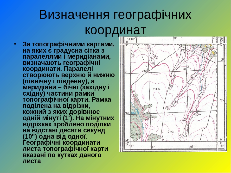Топографічні карти