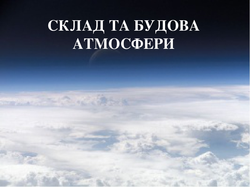Склад і будова атмосфери
