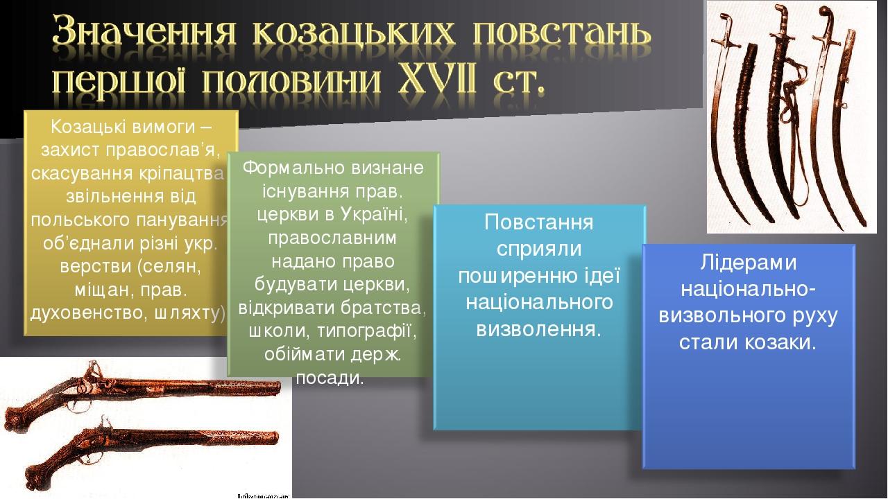 Презентація "Козацько-селянські повстання 20 – 30-х рр. ХVІІ ст ...