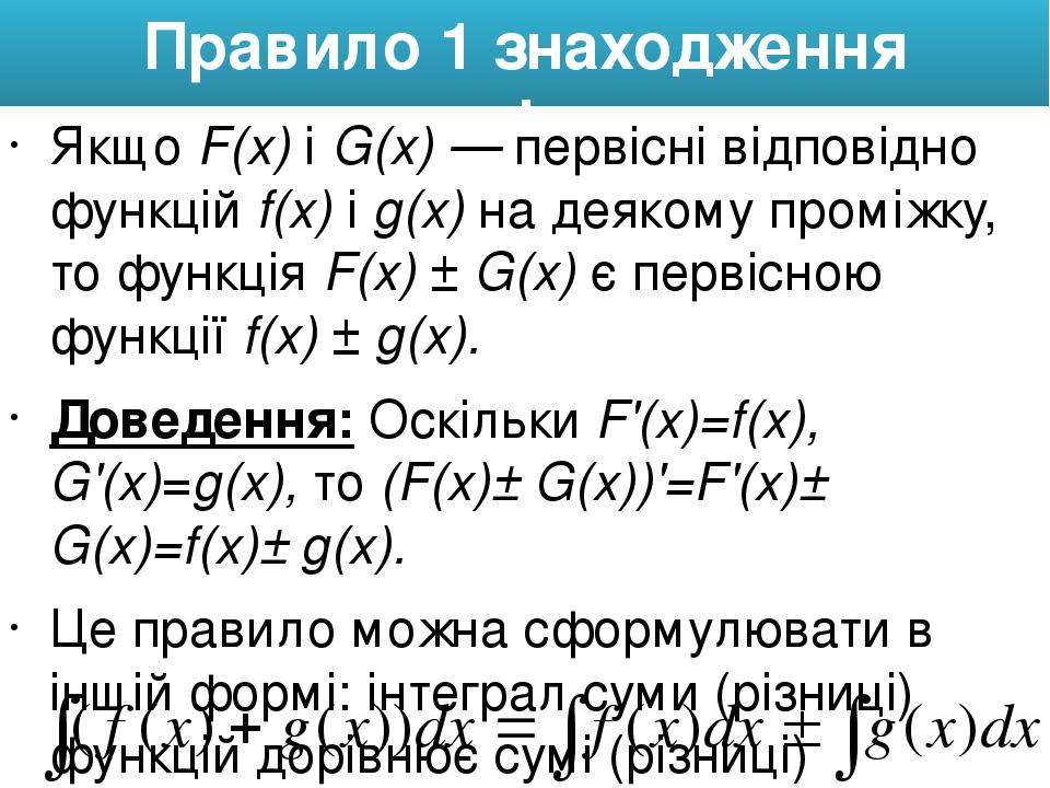 Pravila Znahodzhennya Pervisnih