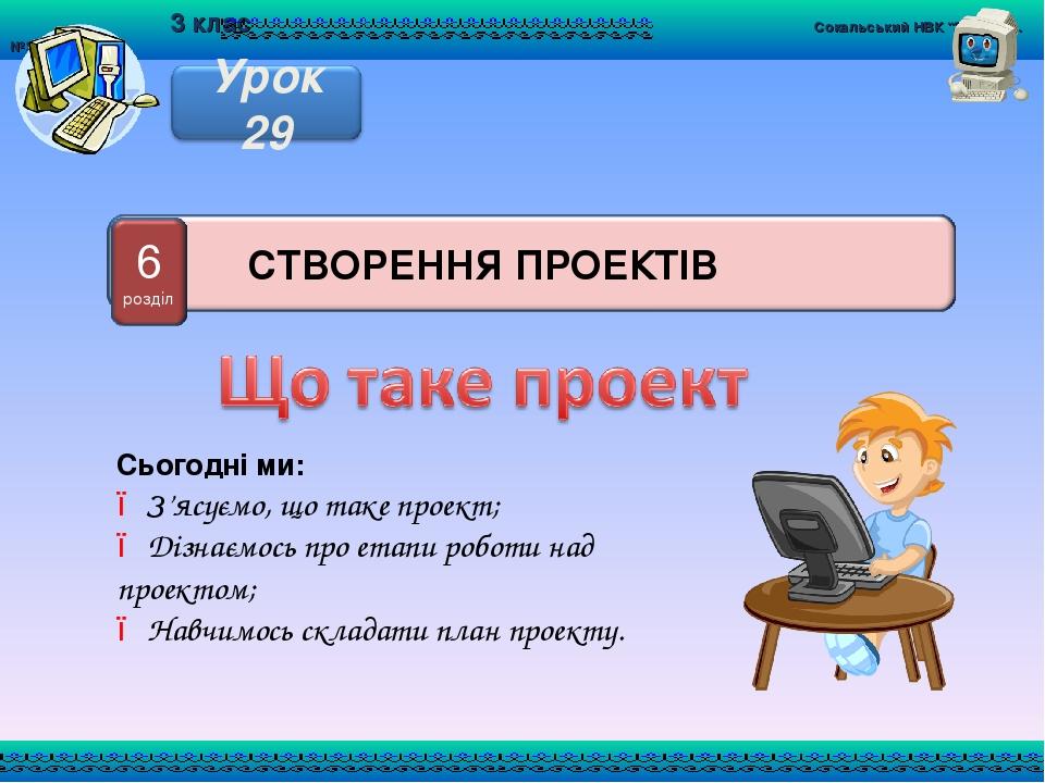 Що таке проект