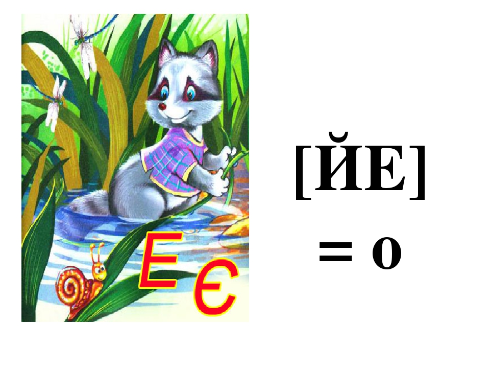 Презентація. Буква Є.