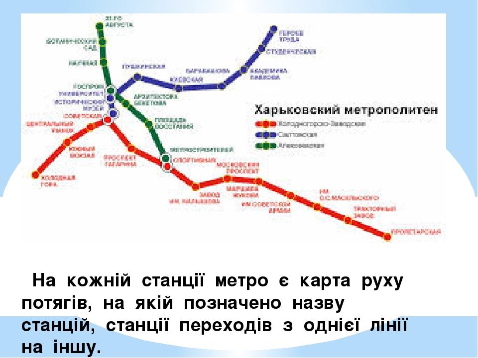 Харьковское метро схема