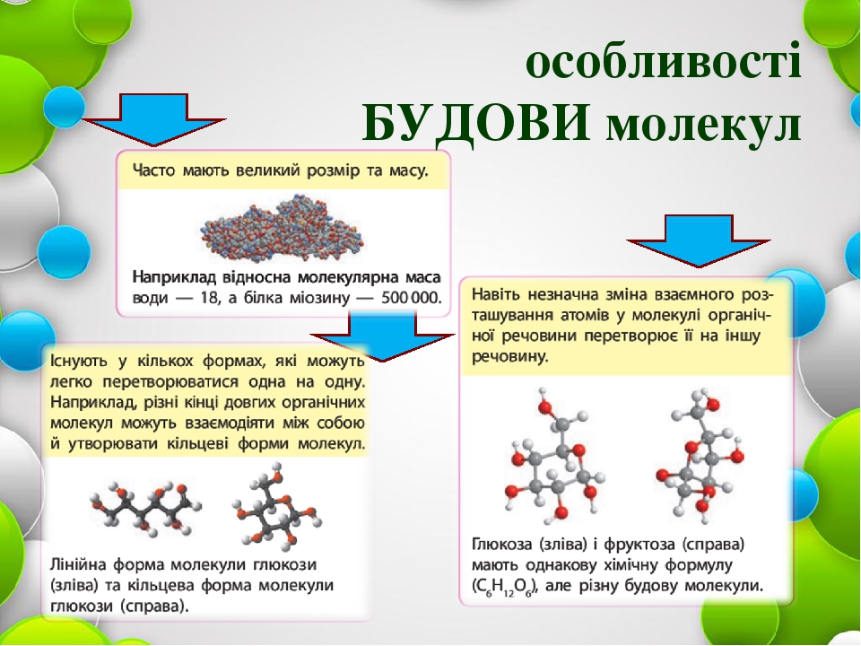 ОРГАНІЧНІ МОЛЕКУЛИ. БІОПОЛІМЕРИ