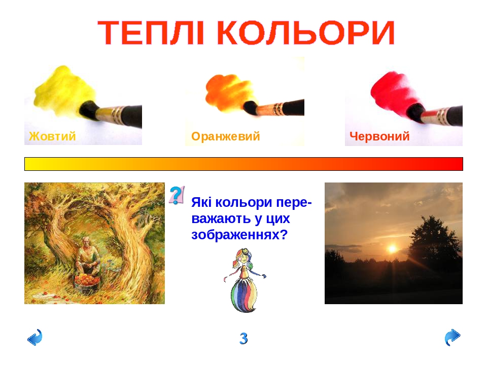 ТЕПЛІ ТА ХОЛОДНІ КОЛЬОРИ