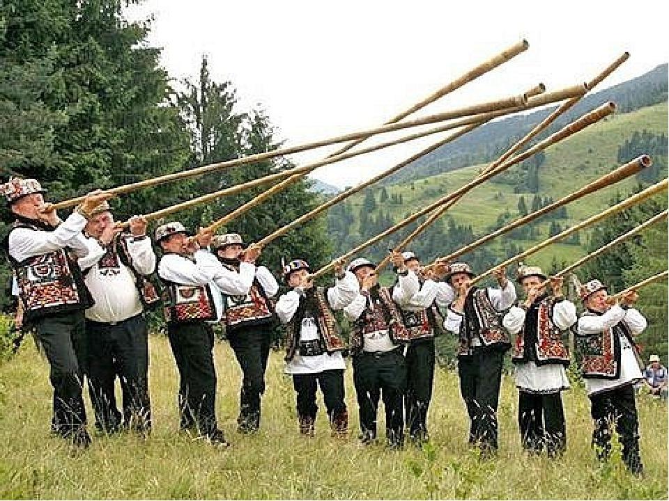 Украинская трембита фото