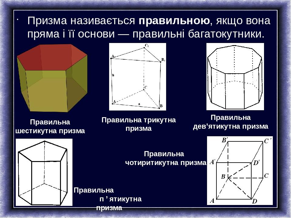 Презентація до уроку на тему «Призма. Паралелепіпед»